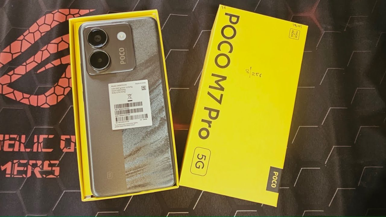 Poco M7 Pro 5G Unboxing & Review - 2100 Nits! 💥 Free Fire & BGMI Test 🎮  Honest Review 👌 