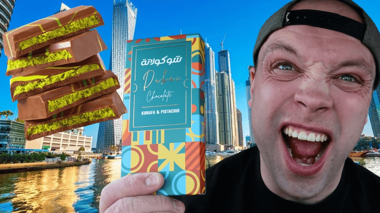 Trying the VIRAL DUBAI CHOCOLATE for the first time