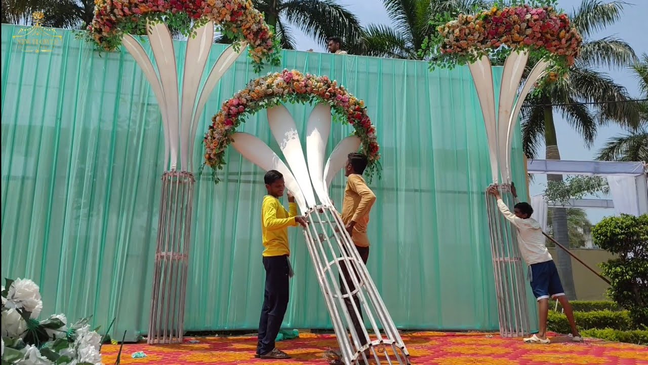 New Design Stage Decoration 2025 || Flower Decoration