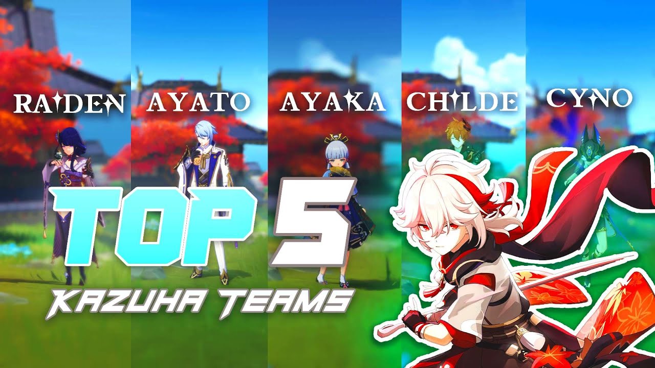 Top 5 Teams for F2P C0 Kazuha Still Version 4.5 | Genshin Impact