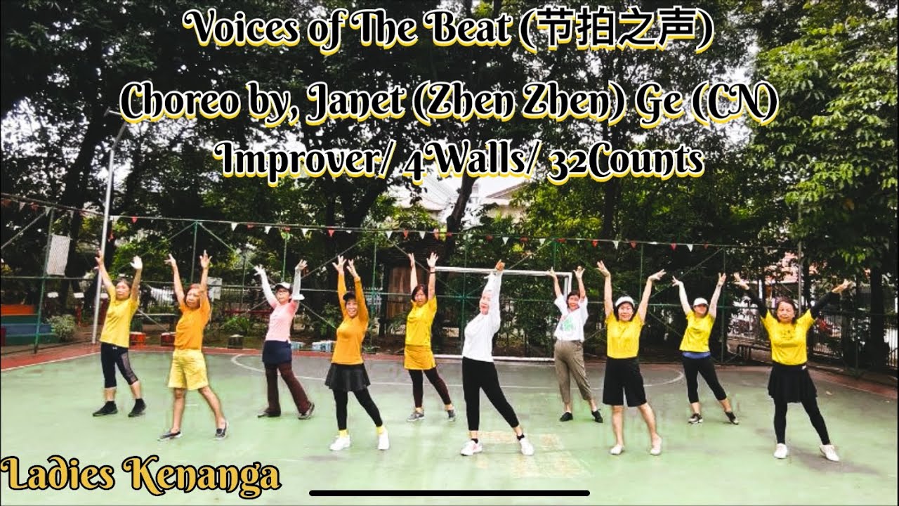 Voices of The Beat (节拍之声) Line Dance. Choreo by, Janet (Zhen Zhen) Ge (CN) #kenangaladies 