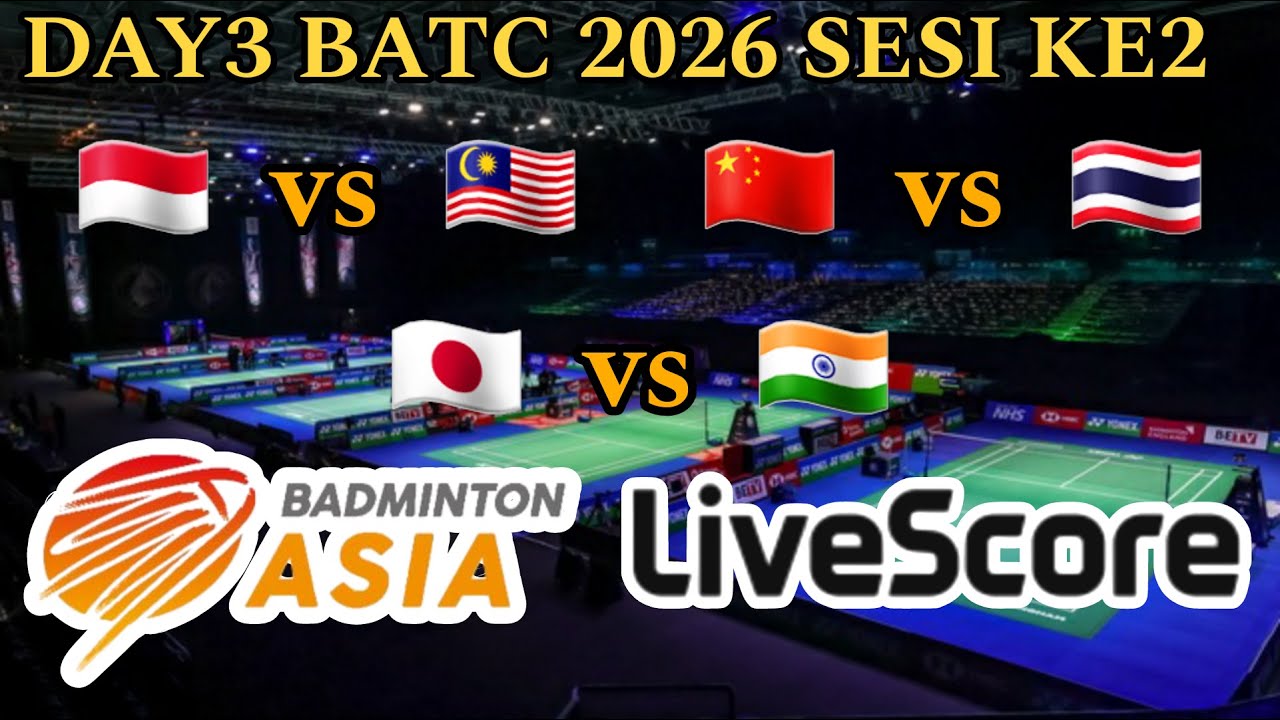 🔴Live. LEO/BAGAS (INA) - (MAS) SRIF/YAP - DAY3 BATC 2026 - Live Score🏸- Reactions Commentary