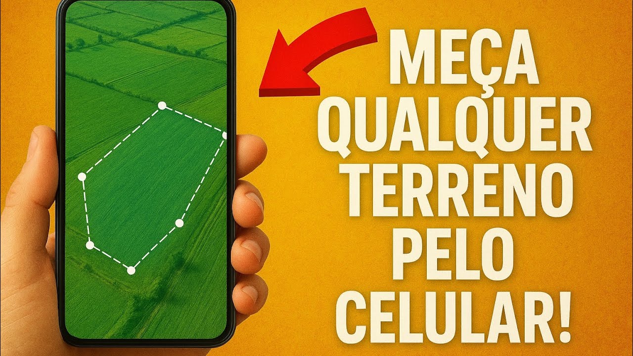 COMO MEDIR TERRENO COM O CELULAR - VEJA NESSE VÍDEO UM EXEMPLO NA PRÁTICA 