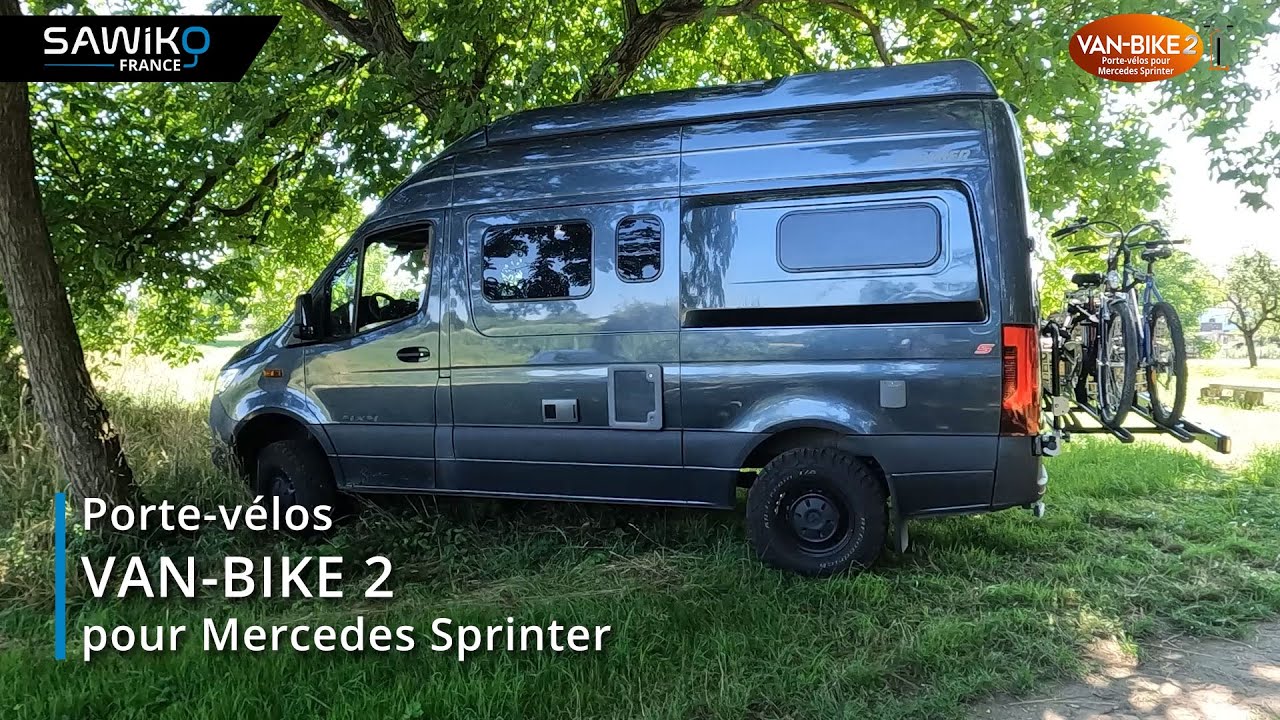 Porte-vélos VAN-BIKE 2 pour fourgons Mercedes Sprinter