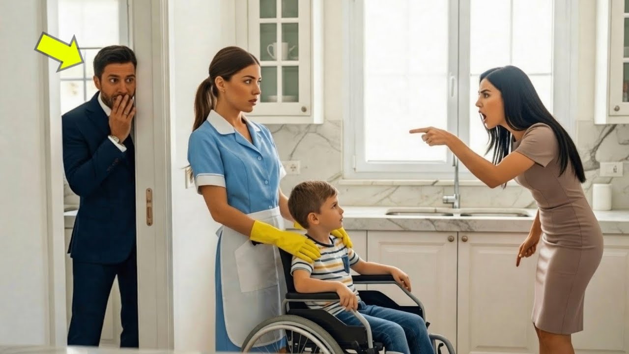 Миллионер тайно наблюдал, как его невеста ОБРАЩАЕТСЯ с его ИНВАЛИДНЫМ сыном — пока не вмешалась