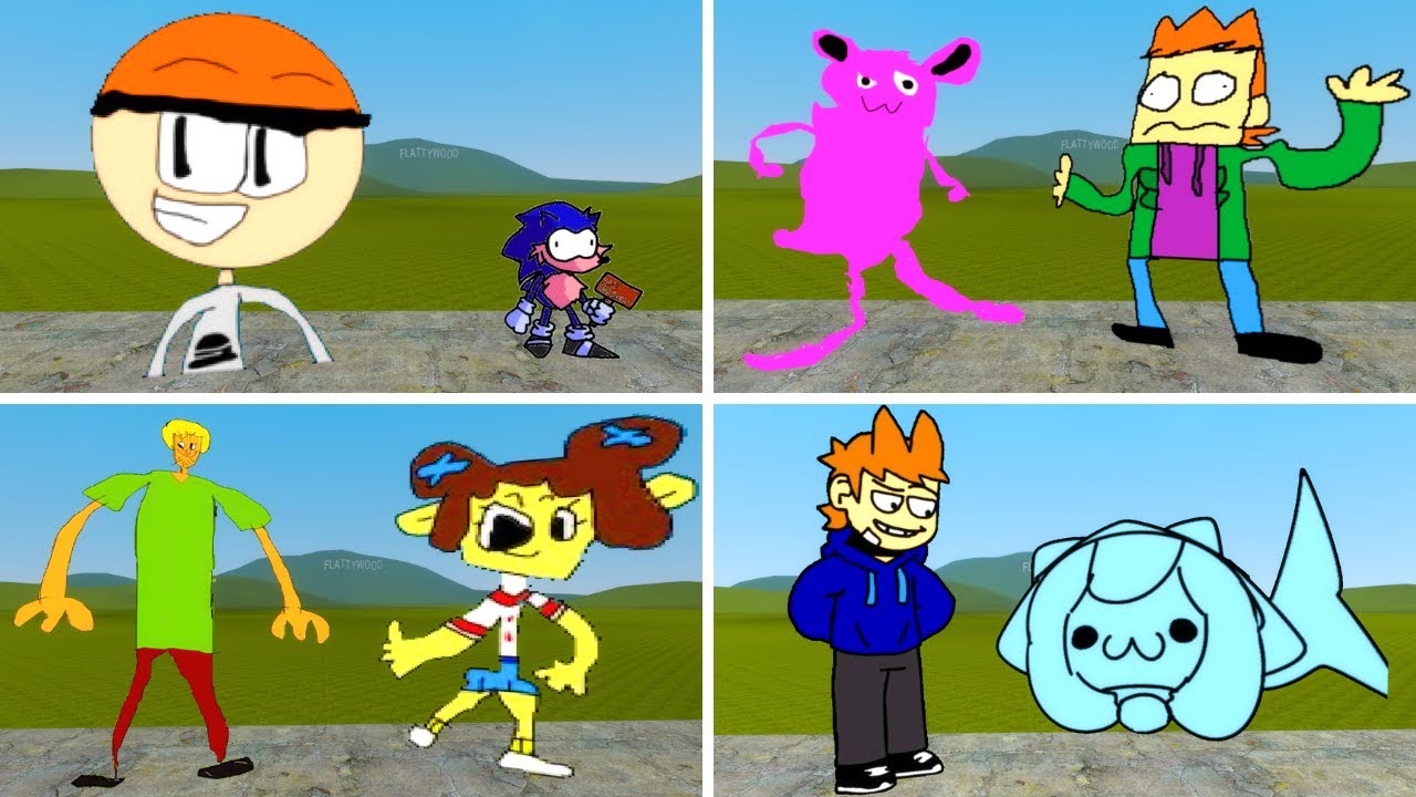 NEW 2D SANIC CLONES MEMES IN Garry's Mod