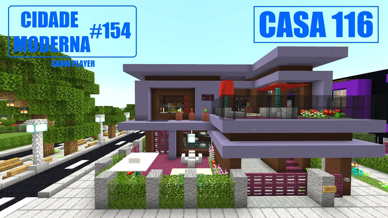 Minecraft | Cidade moderna #154 Casa 116