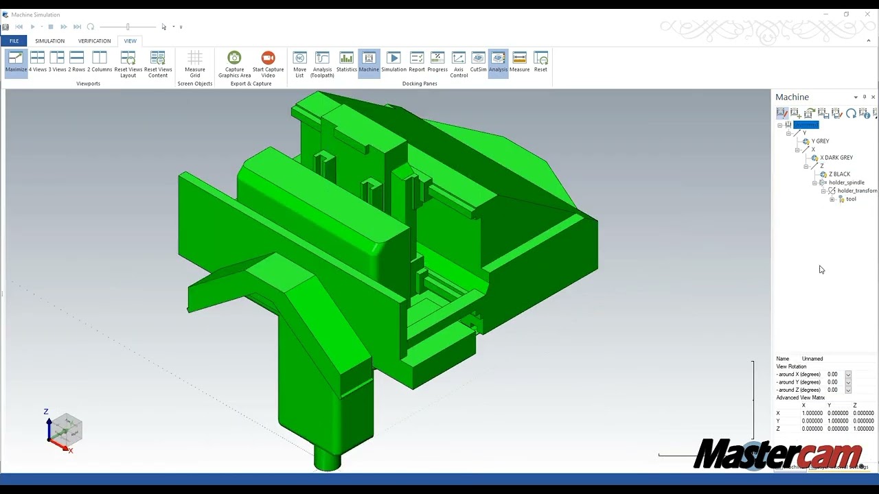 How to build your own Virtual Mazak 5 Axis Machine in @mastercam for Simulation