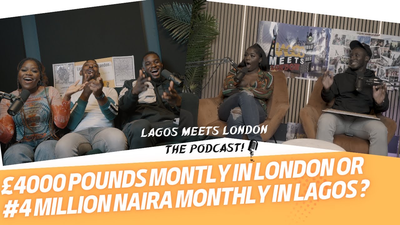 £4,000 Monthly in London vs. 4 Million Naira in Lagos?! | w/ @MosesLdn1 | Lagos Meets London EP19