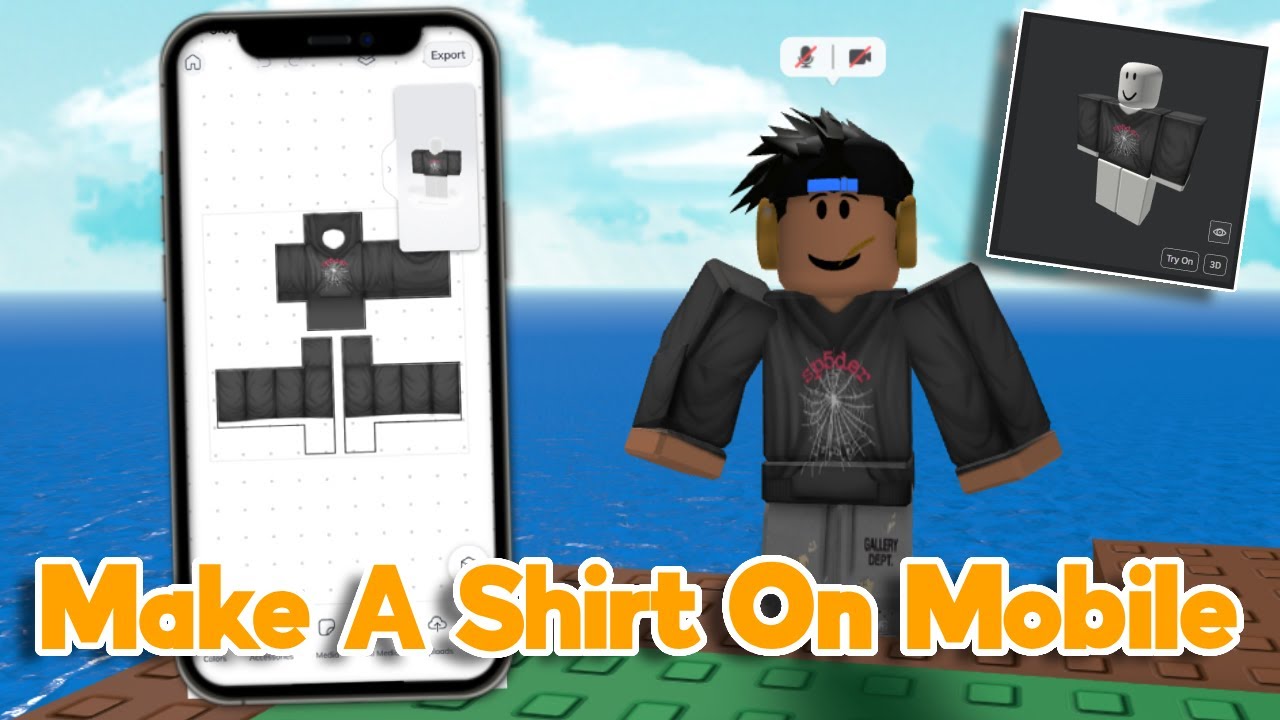 Как сделать футболку Roblox на мобильном устройстве в 2026 году *Customuse