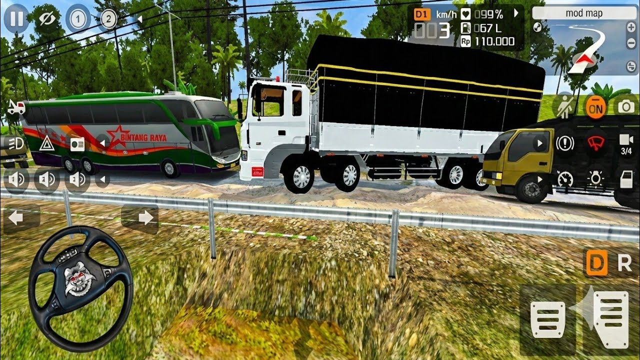 BUSSID 3D – Hyundai HD320 Extreme Traffic Driving Skills