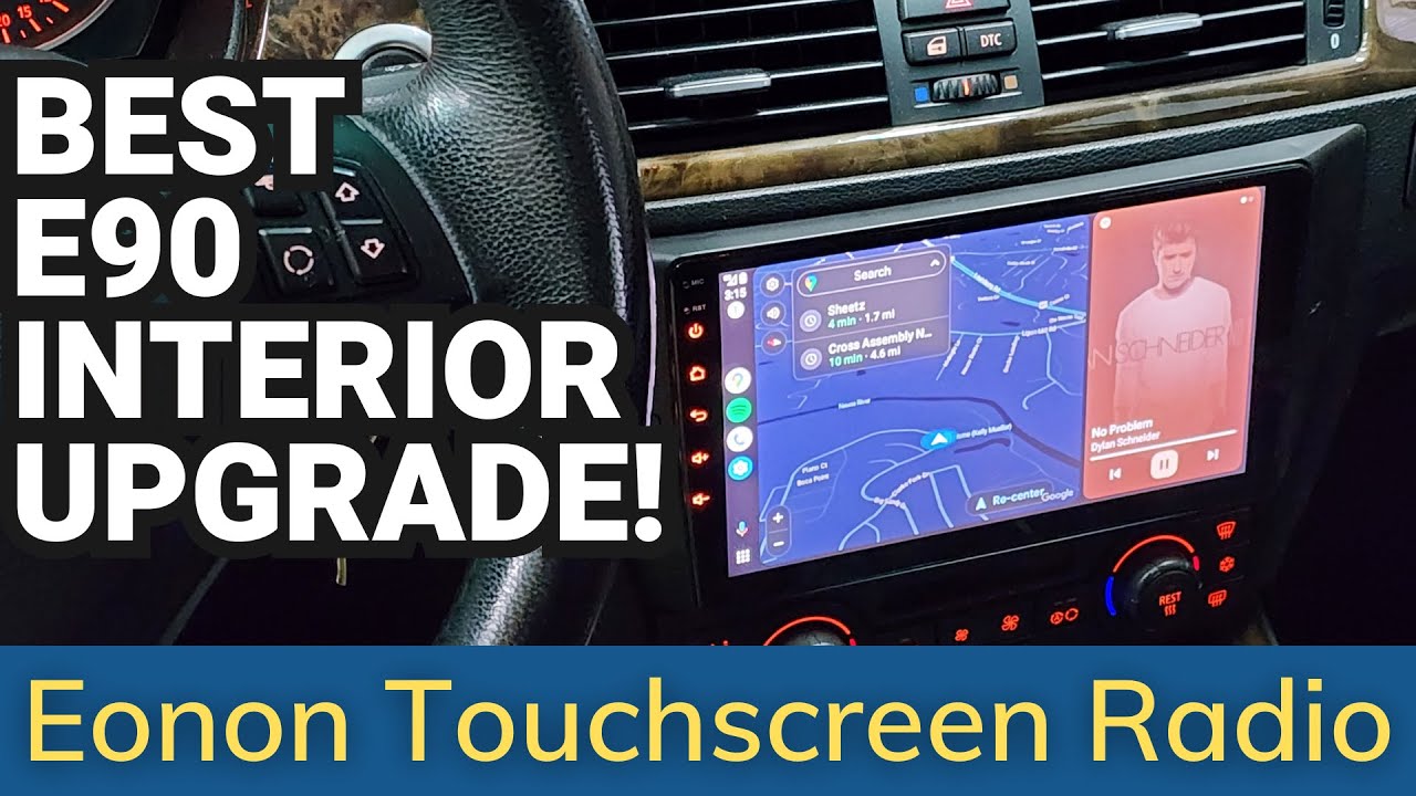 Best BMW E90 Touchscreen Radio Install & Review | Eonon E90A12S  #Eonon #e90