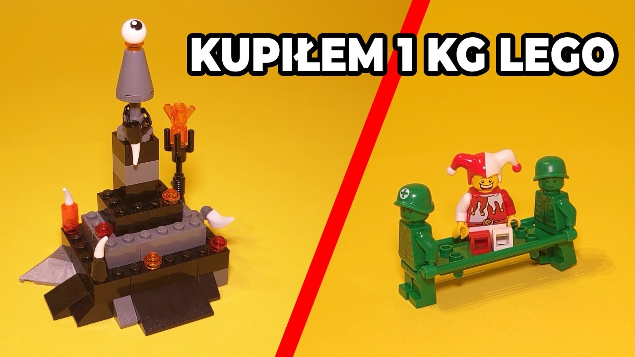 1 KG LEGO za 80 zł! Znalazłem zestawy i rzadkie figurki