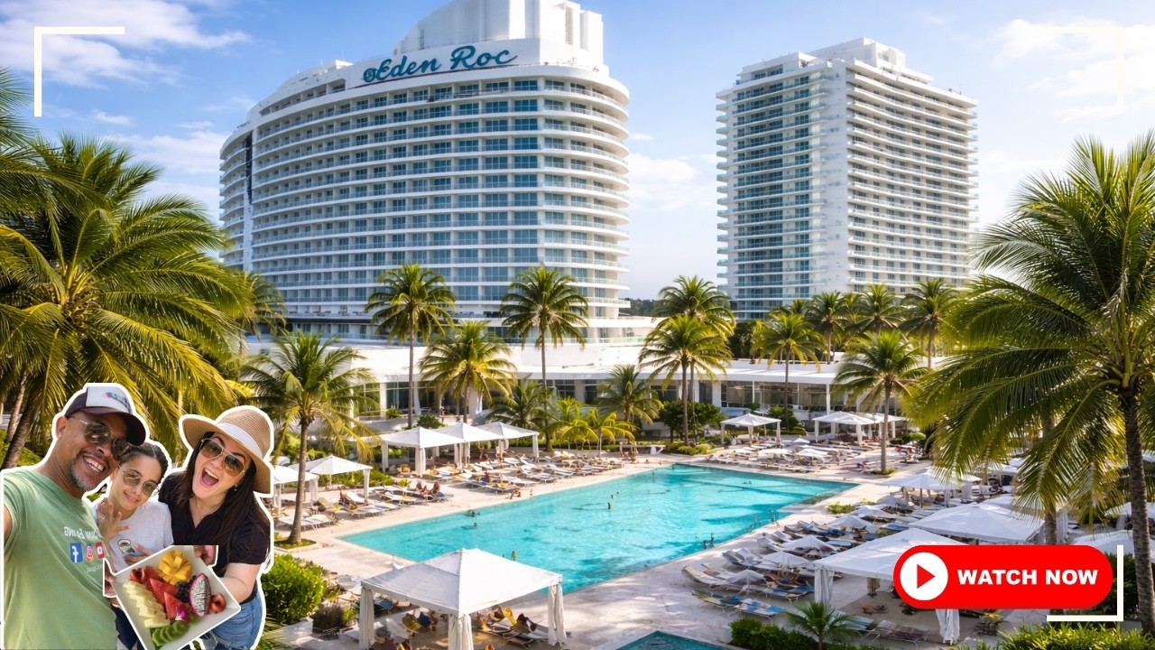 Staying at Eden Roc Hotel inNorth Beach,  Miami - is it worth it? 🤔  | Never Dunn Eating