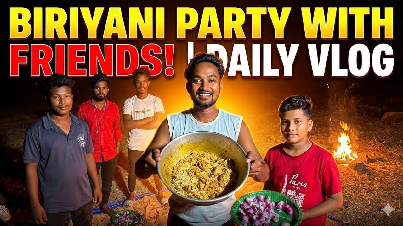 ସାଙ୍ଗ ମାନଙ୍କ ସହ ମିସିକି କଲୁ ଭଜି 🫠🫠🍖🍗|| #biriyanilovers #food  @Ayusvlogofficial 