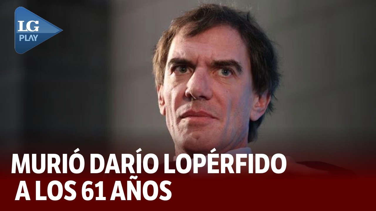 El exministro de Cultura, Darío Lopérfido, falleció a los 61 años tras luchar contra la ELA