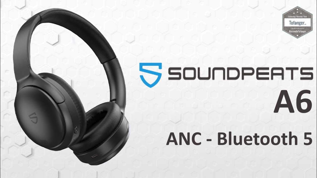 Bluetooth-гарнитура SoundPEATS A6 - Наушники Bluetooth 5 - USB Type C - Распаковка