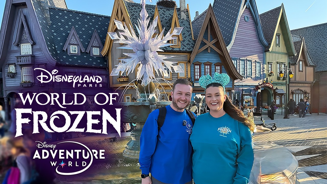 World of Frozen Disneyland Paris FULL Tour | NEW Rides, Food, Merch & Night Show! ❄️