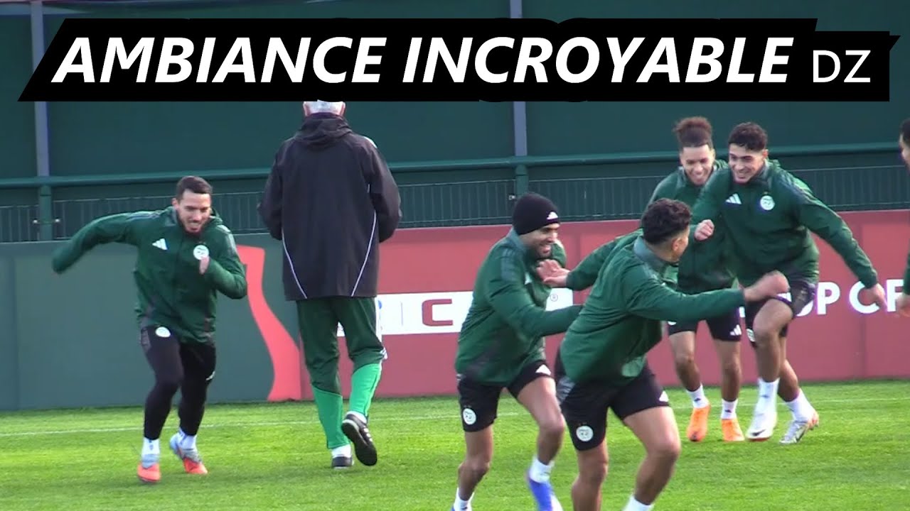 &Eacute;quipe d&rsquo;Alg&eacute;rie : dernier entra&icirc;nement avant le premier match de la CAN 2025