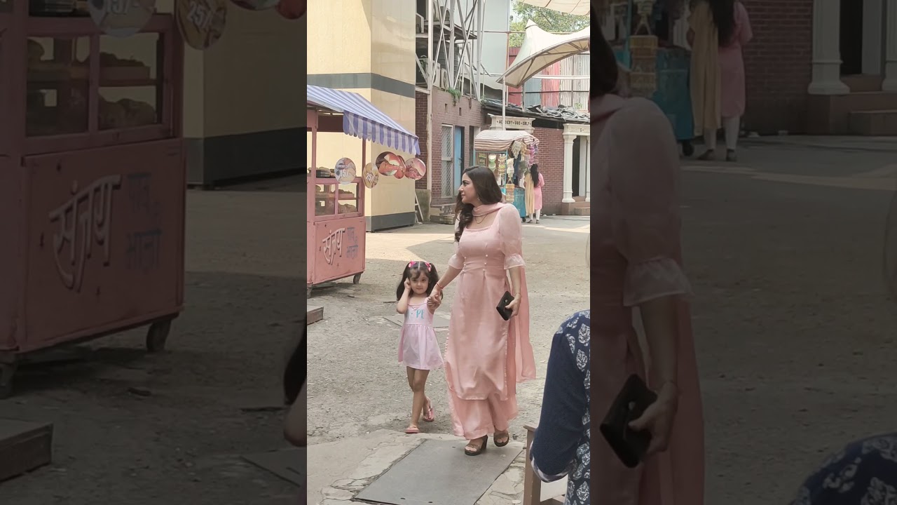 Kundali Bhagya on set | pihu and preeta | #kundalibhagya #swarnapandey #pihu upcoming #shorts