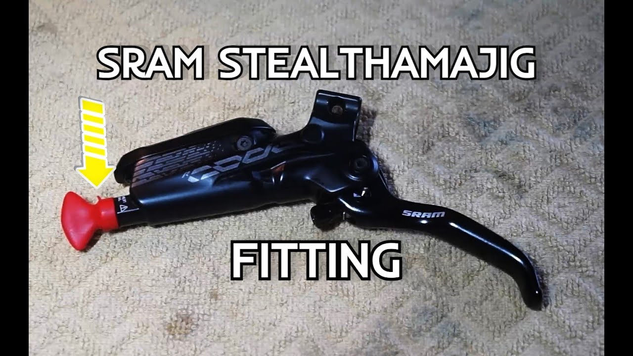SRAM StealthAMjig — установка новых тормозов, которые поставляются с фитингами StealthAMjig.