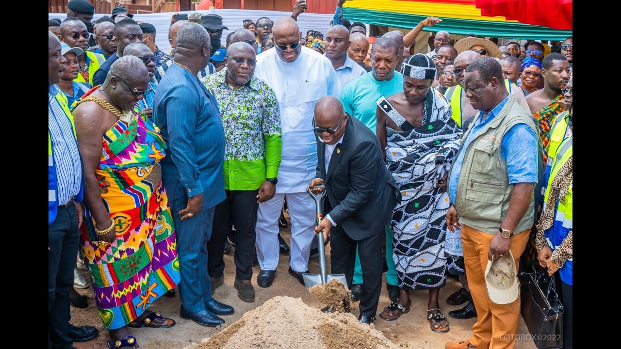REHABILITATION OF DOME KITASE ROAD PROJECT 23KM | President Nana Addo Dankwa Akufo - Addo ... | 2022