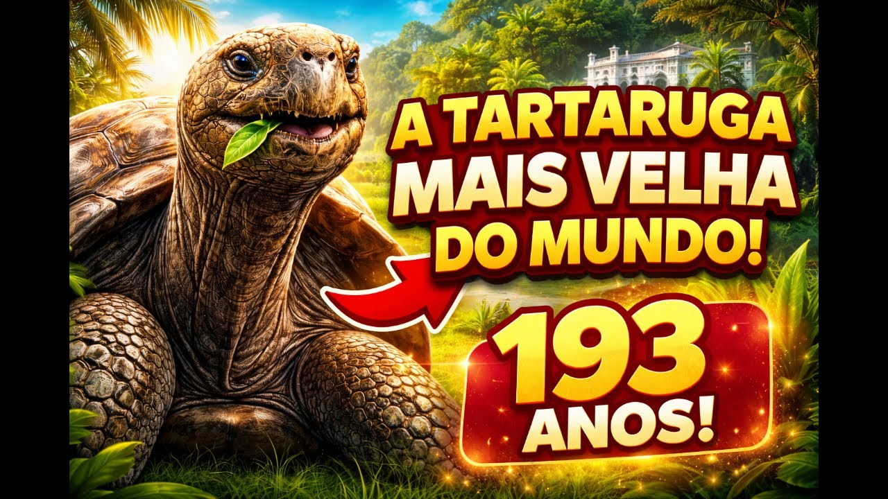Jonathan a TARTARUGA Gigante de Seychelles mais VELHA do MUNDO!