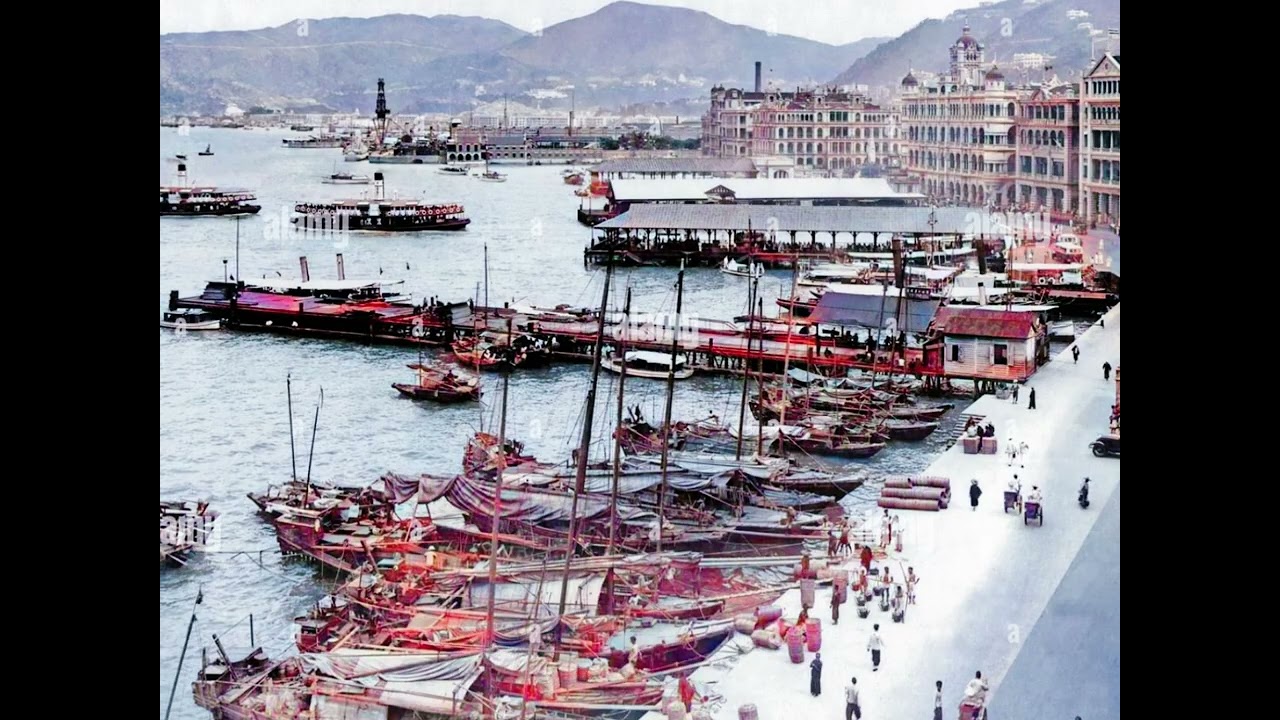 影像裡的香港：百年前的中上環碼頭