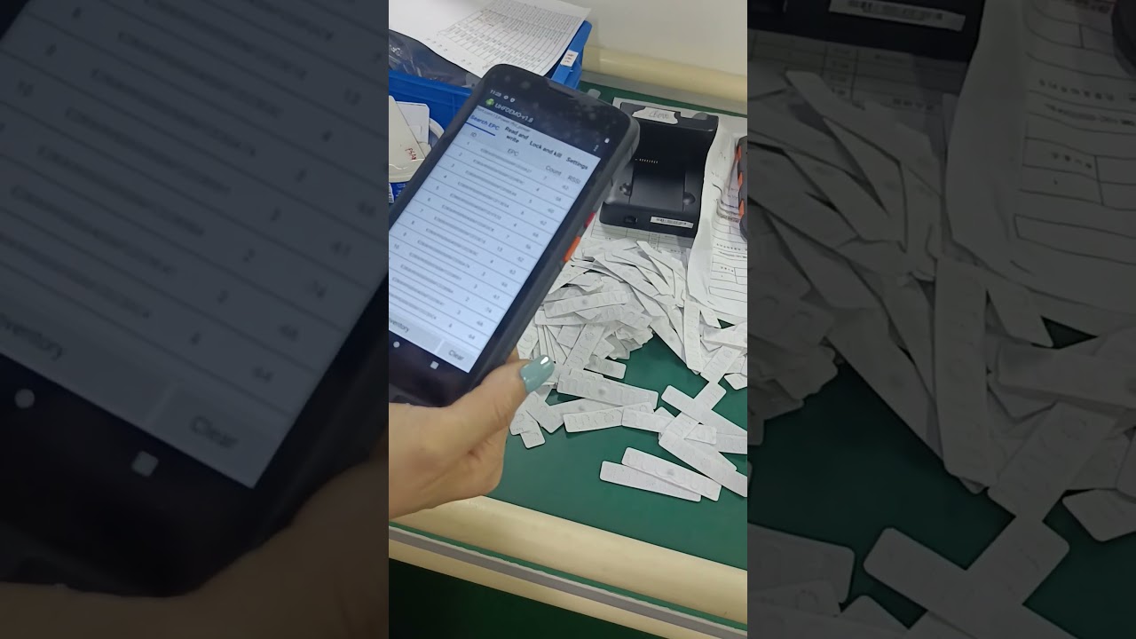 BX6200 rfid handheld reader for UHF RFID Laundry label