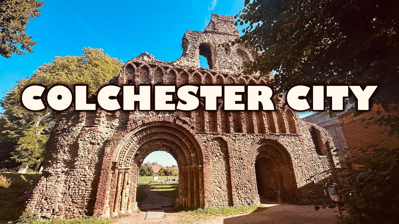 VLOG Colchester City, England 2025 (Castle, St. Botolph's Priory, Park, City Centre, Roman Wall)