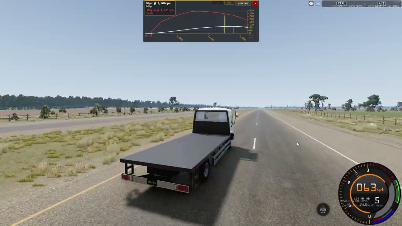 BeamNG | Isuzu 6BD1 Engine sound