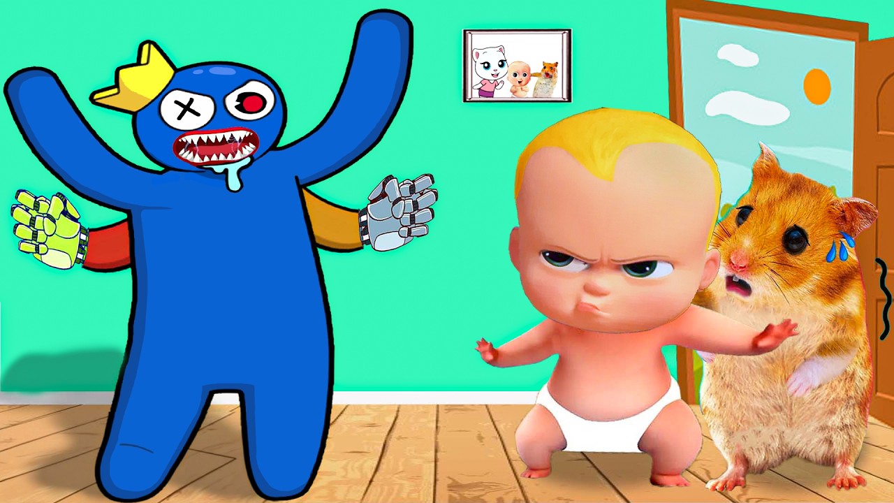 Run Away! HamHam Escape From Zombie Monster In Real Life | Hamster Cartoon