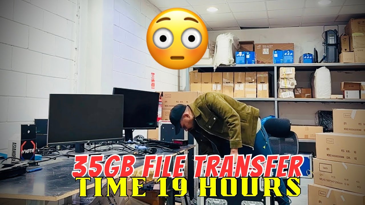 35GB Ki Transfer Me 19 Hours Lag Gaye 😳