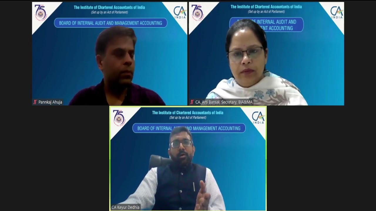 Webinar on “Internal Audit of GST Transactions” - 08052024