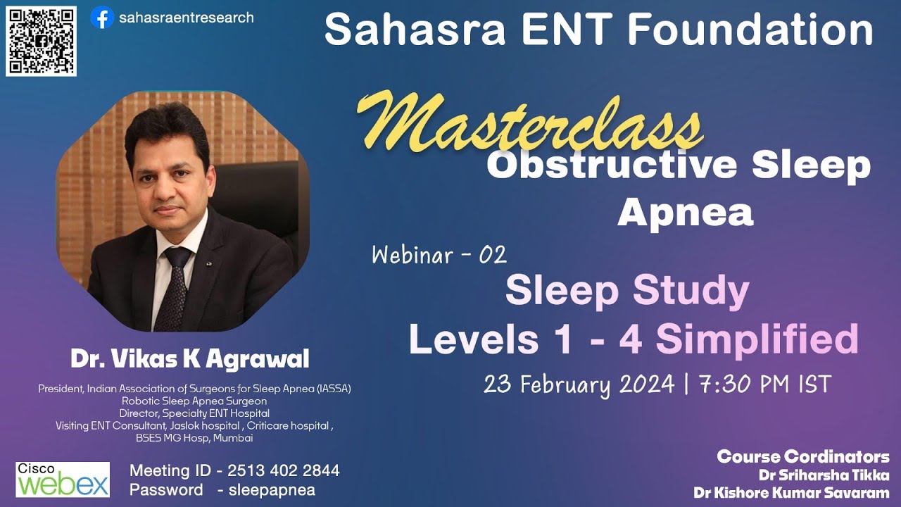 Sleep Apnea |  Study levels 1 - 4 Simplified | Dr Vikas Agrawal