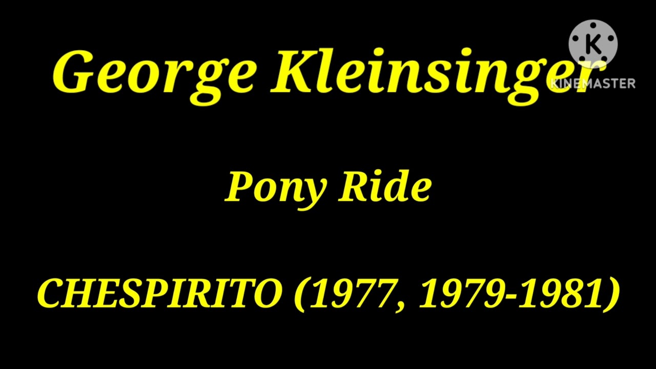 George Kleinsinger - Pony Ride