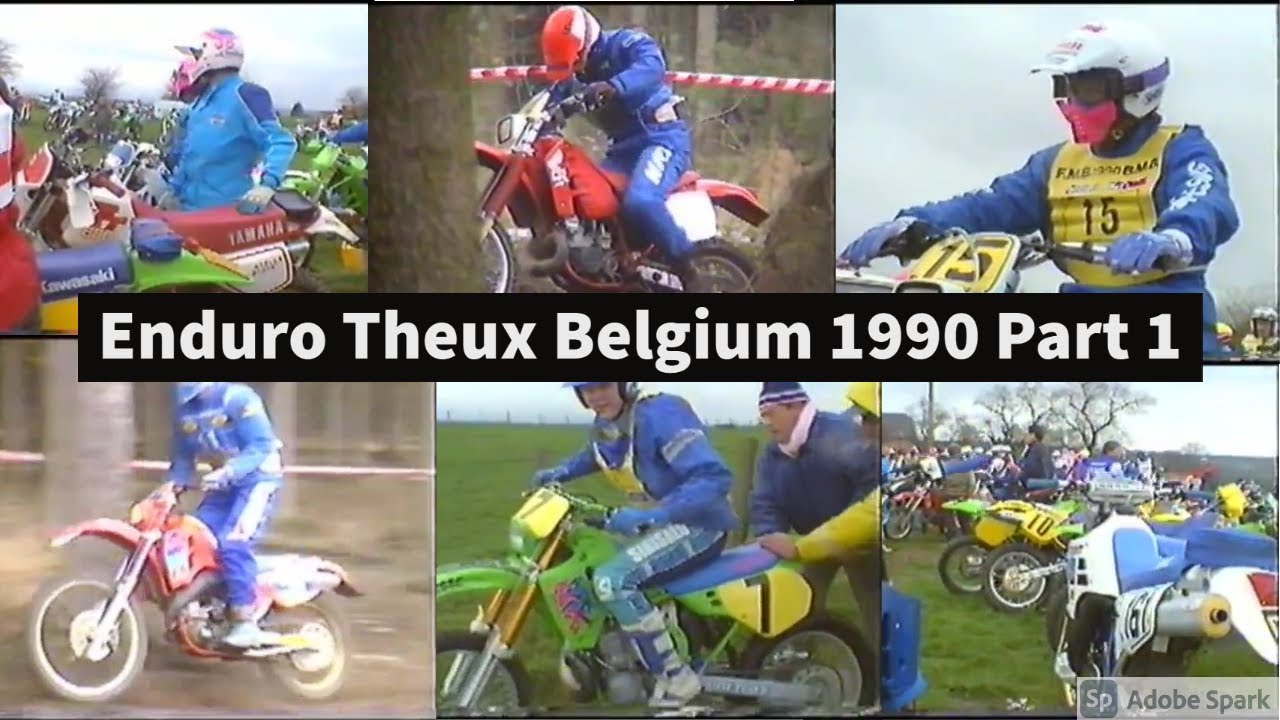 Enduro Theux Belgium 1990 Part 1 - Vintage Enduro