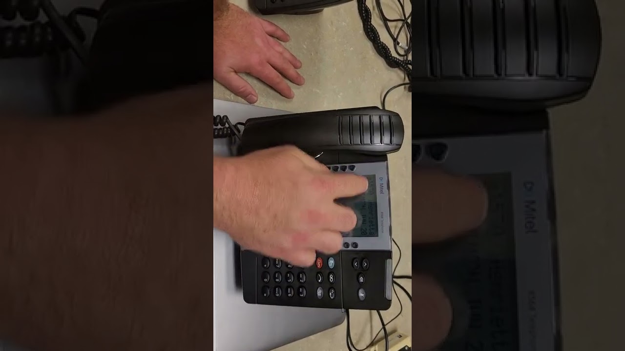 Mitel voicemail setup