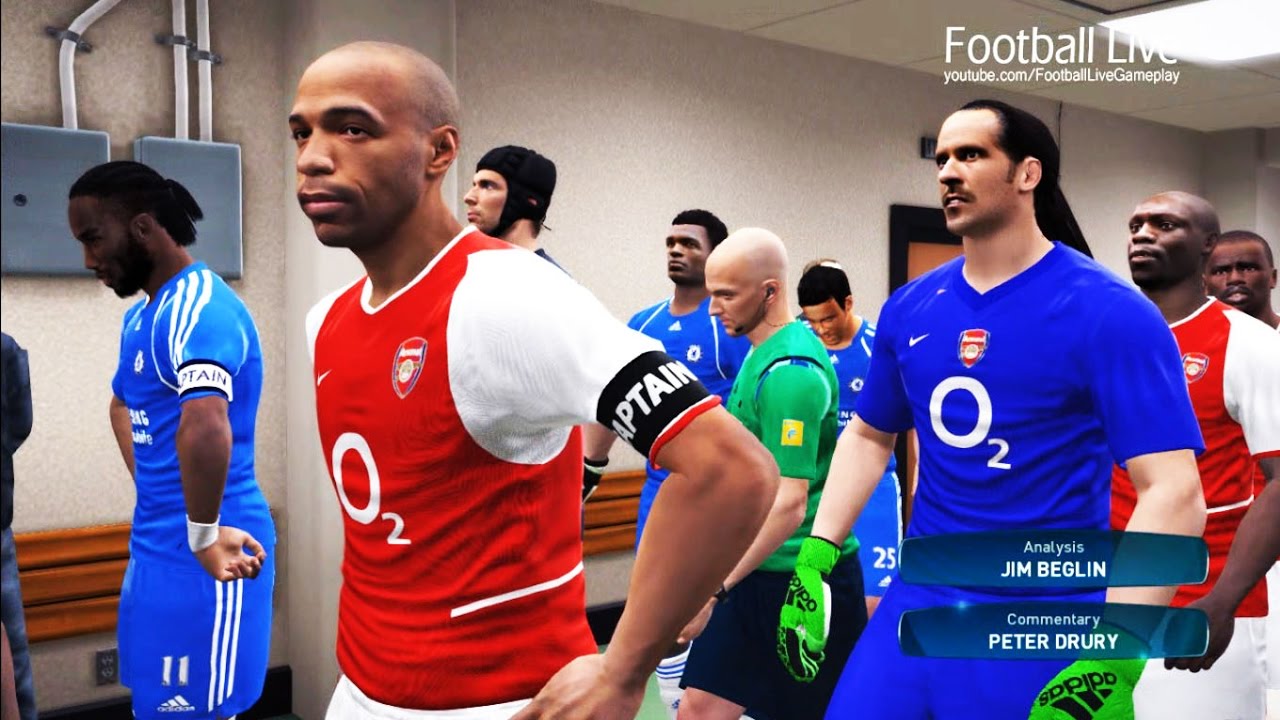 PES 2017 | классический АРСЕНАЛ против классического ЧЕЛСИ | Полный матч | Геймплей на ПК