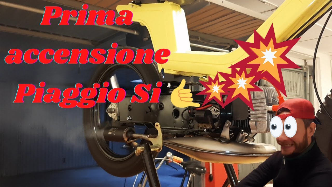 Prima accensione Piaggio Si
