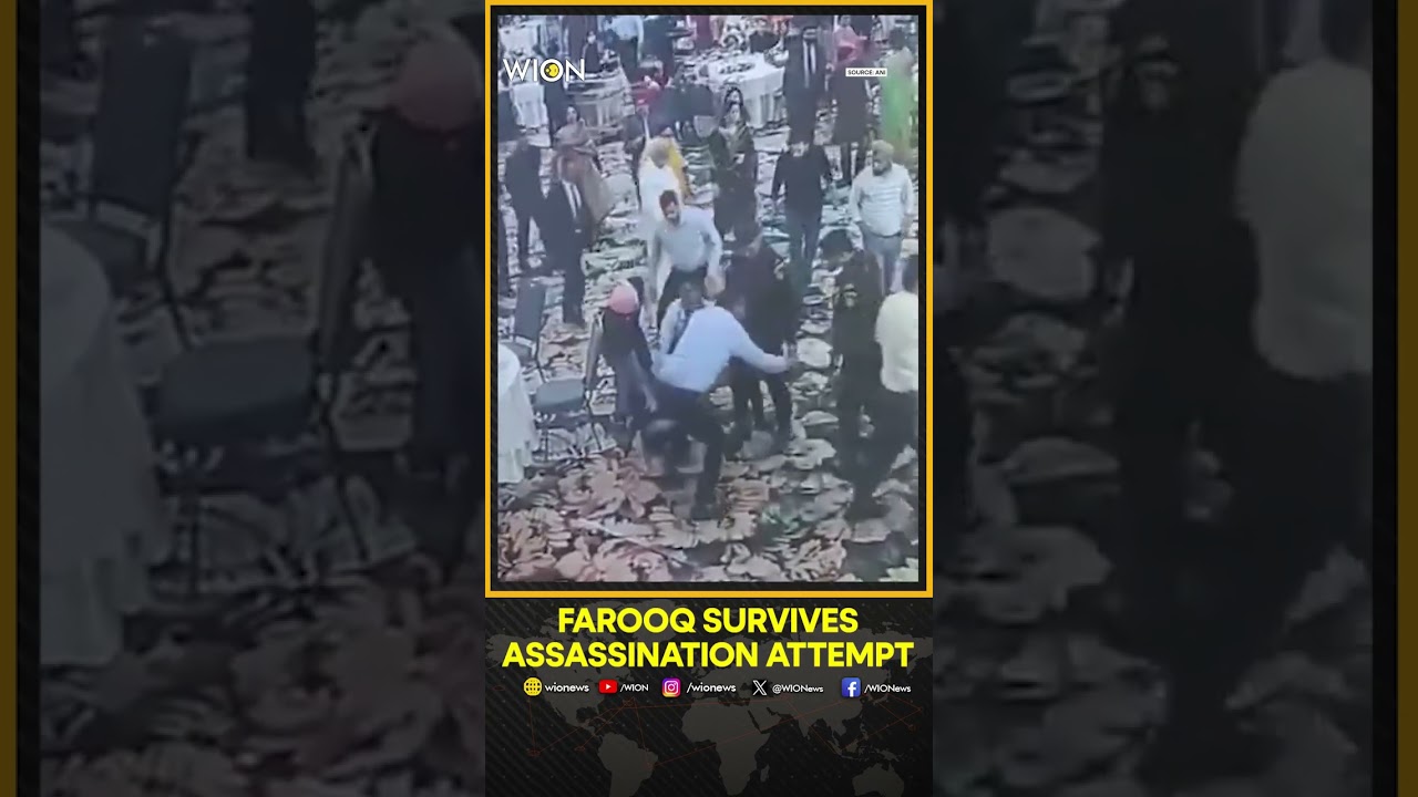 Farooq Abdullah Survives Assassination Attempt as Man Opens Fire With Pistol at Wedding Function