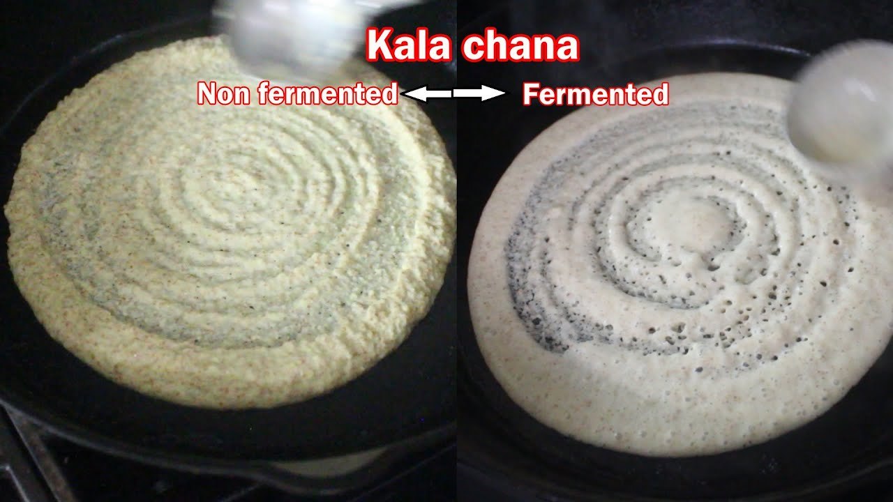 Hi-Protein Kala Chana Dosa 2 way | High Protein Breakfast Recipe | Healthy Breakfast Idea