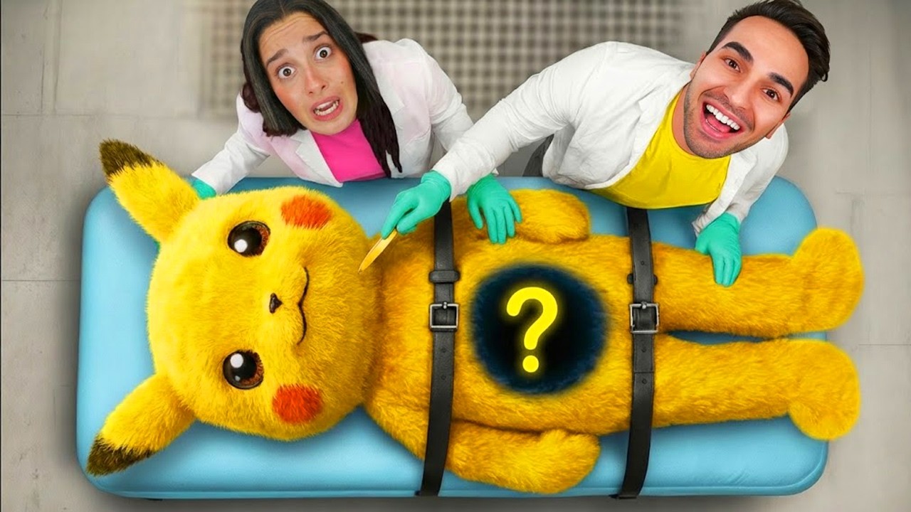 SCOPRIAMO COSA C’È DENTRO PIKACHU PELUCHE