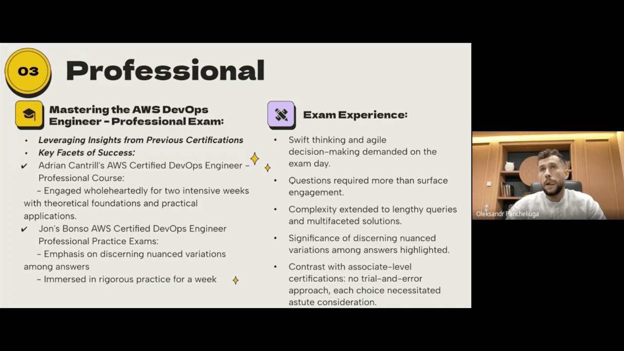 AWS Certifications (from zero to professional in 5 months) | GeekOps #5