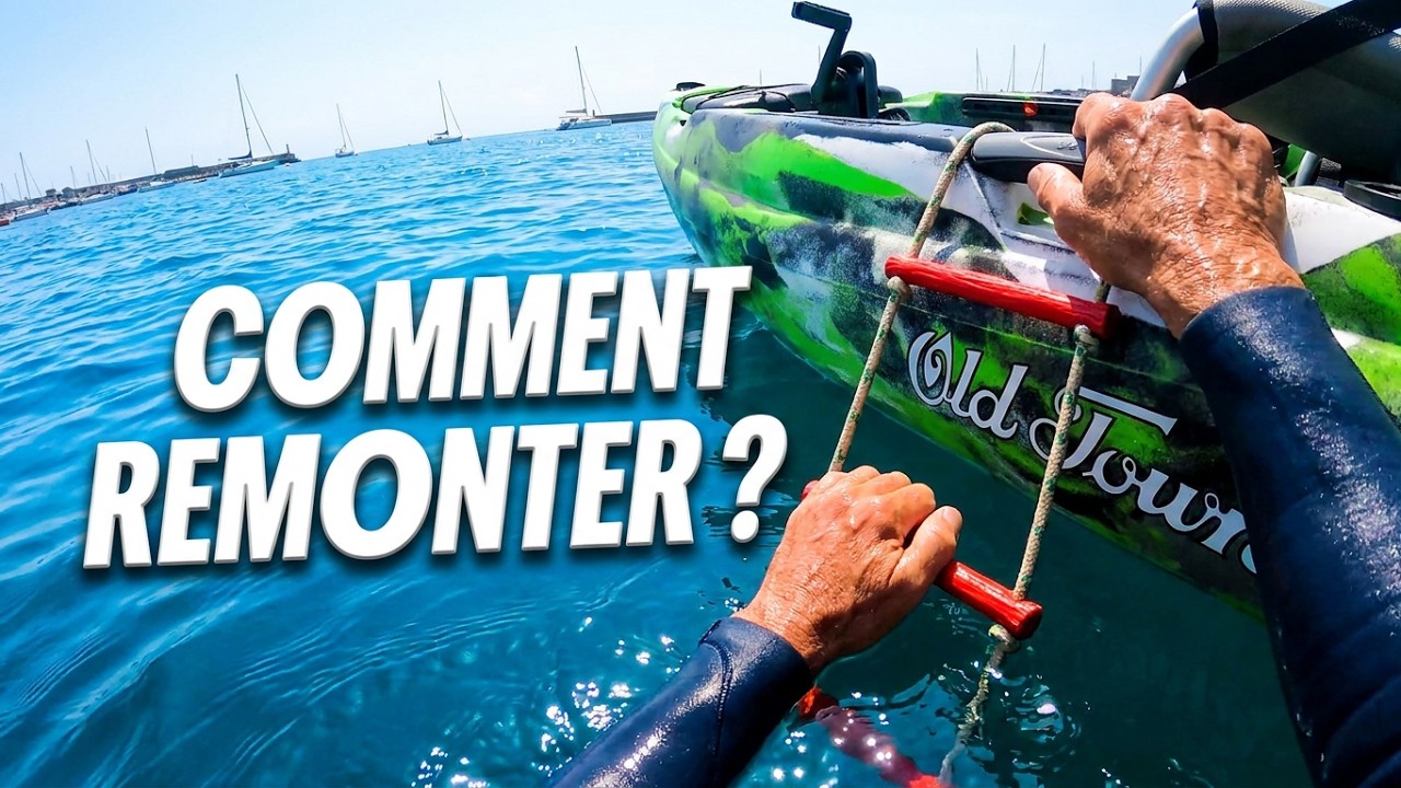 kayak de pêche, comment remonter dans son kayak