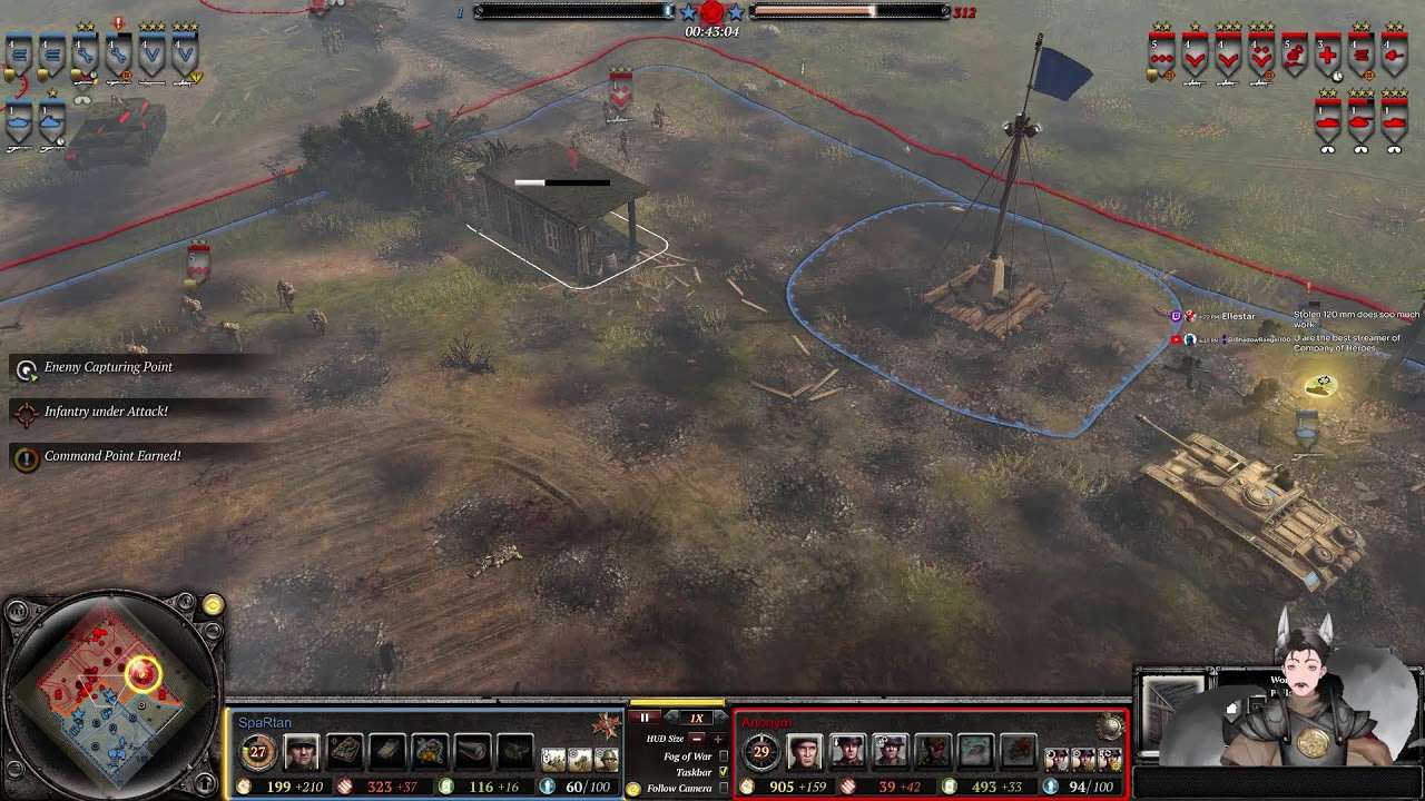 Live Casting Replays || Company of Heroes 2
