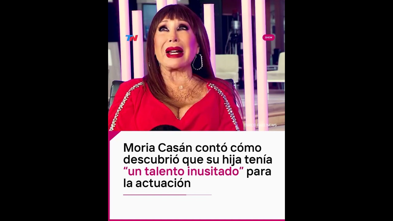 Moria Cas&aacute;n cont&oacute; c&oacute;mo descubri&oacute; el talento de su hija Sof&iacute;a Gala para la actuaci&oacute;n