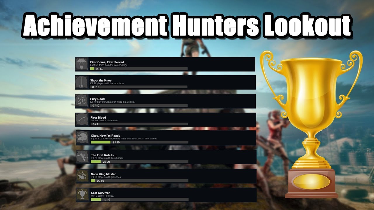 8 HARDEST ACHIEVEMENTS in PUBG