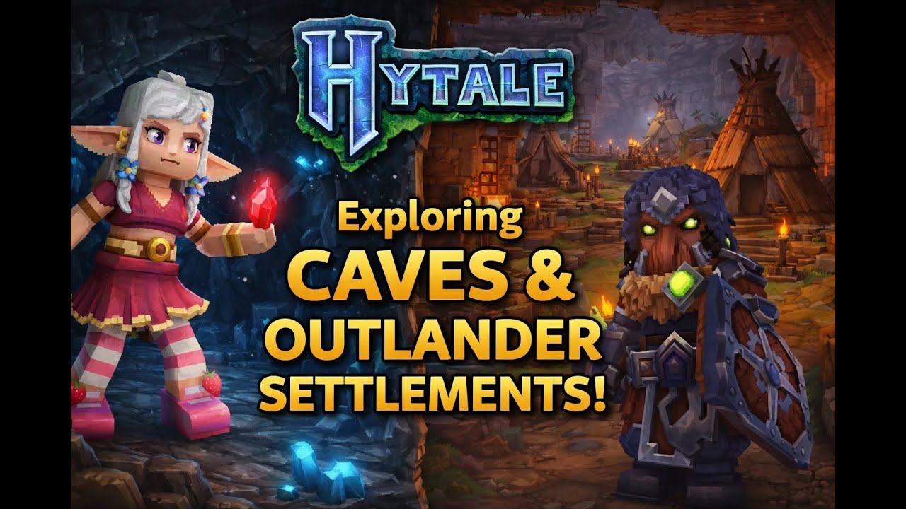 Hytale Survival Adventure | Exploring Caves, Settlements & Rare Materials