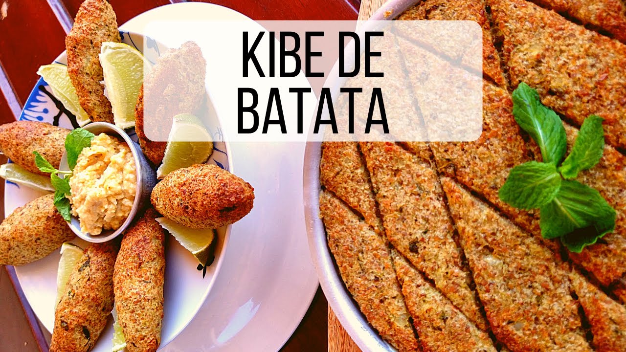 O mais MARAVILHOOOSO KIBE DE BATATA || Kibes para Petiscos ou Kibe de Forno!!! || Kibe VEGANO